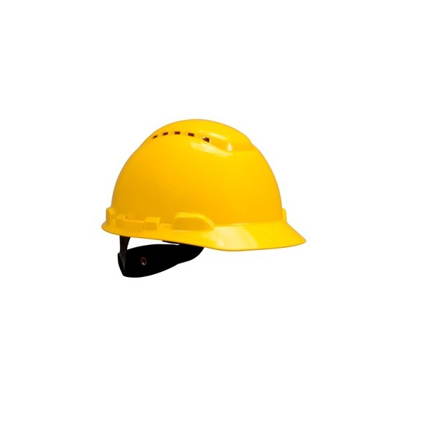 HARD HAT VENTED YLW RATCHET SUSPENSION - Hard Hats